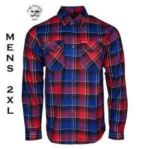 DIXXON FLANNEL - TRAVIS PASTRANA FLANNEL Shirt - Men's 2XL - COLLAB